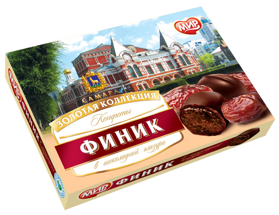  КФ МИР Финики в шоколадной глазури 160г  в Ирбите