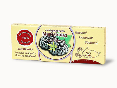  Мармелад натуральный "Ежевика" 140г в Ирбите