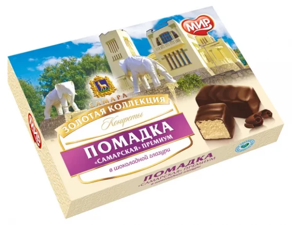 №2 КФ МИР Помадка ШОКОЛАДНОЙ ГЛАЗУРИ 145г  в Ирбите