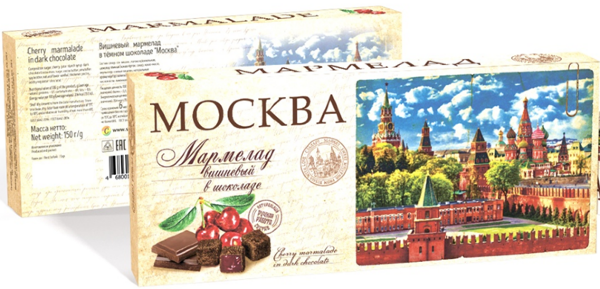 №2 Сладарт Мармелад Вишневый в тёмном шоколаде, 150г   в Ирбите