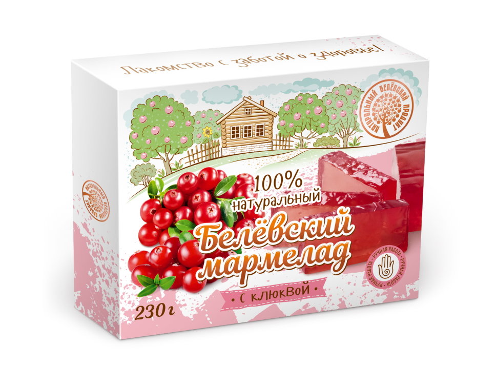  Мармелад белевский "Клюква" 230г в Ирбите