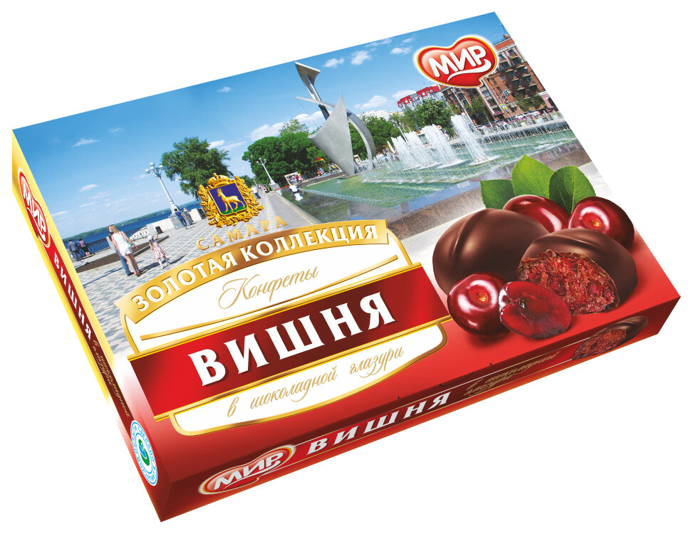  КФ МИР Вишня в шоколадной глазури 160г в Ирбите